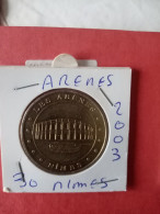 Médaille Touristique Monnaie De Paris 30 Nimes Arenes 2003 - 2003