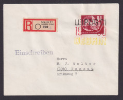 DDR R Brief EF 260 Philatelie Leipzig N. Dessau Sonder R Zettel DEBRIA Kat 65,00 - Lettres & Documents