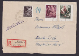 DDR R Brief 390-391 B Ungezähnt Marx Block Einzelmarken Johanngeorgenstadt N. Zwickau - Storia Postale