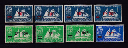 SAINT PIERRE ET MIQUELON 1945 TIMBRE N°315/22 NEUF AVEC CHARNIERE SERIE DE LONDRES SURCHARGEE - Ungebraucht