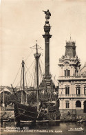 ESPAGNE - Barcelona - Monumento A Colon Y Carabela Sta. Maria - Carte Postale - Barcelona