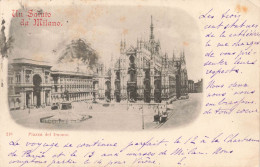 BELGIQUE - Milano - Un Saluto Da Milano - Plazza Del Duomo - Animé - Carte Postale Ancienne - Milano (Milan)