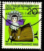 Berlin Poste Obl Yv:298 Mi:323 Wohlfahrtsmarke Poupée Vers 1850 (Beau Cachet Rond) - Gebraucht