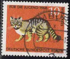 Berlin Poste Obl Yv:291 Mi:316 Für Die Jugend Wildkatze (TB Cachet Rond) - Gebraucht