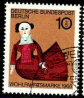 Berlin Poste Obl Yv:297 Mi:322 Wohlfahrtsmarke Poupée Vers 1878 (TB Cachet Rond) - Gebraucht