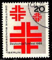 Berlin Poste Obl Yv:296 Mi:321 Deutsches Turnfest (Beau Cachet Rond) - Gebraucht