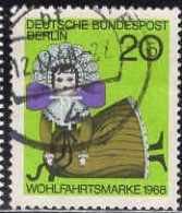 Berlin Poste Obl Yv:298 Mi:323 Wohlfahrtsmarke Poupée Vers 1850 (cachet Rond) - Gebraucht