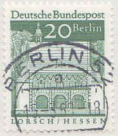 Berlin Poste Obl Yv:272 Mi:273 Lorsch Hessen Torhalle (TB Cachet Rond) - Gebruikt