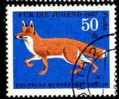 Berlin Poste Obl Yv:270 Mi:302 Für Die Jugend Fuchs (Beau Cachet Rond) - Gebruikt