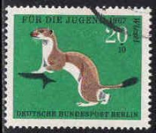 Berlin Poste Obl Yv:268 Mi:300 Für Die Jugend Wiesel (cachet Rond) - Used Stamps