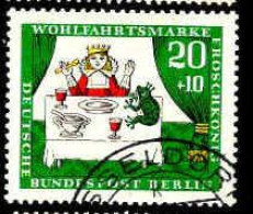 Berlin Poste Obl Yv:263 Mi:296 Wohlfahrtsmarke Froschkönig (TB Cachet Rond) - Used Stamps