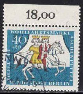 Berlin Poste Obl Yv:245 Mi:269 Wohlfahrtsmarke Aschenputtel (TB Cachet Rond) Bord De Feuille - Used Stamps