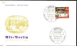 Berlin Poste Obl Yv:205 Mi:227 Universität Um 1825 (TB Cachet à Date) Fdc Berlin 24-5-63 - 1948-1970