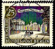Berlin Poste Obl Yv:200 Mi:222 Potsdamer Platz Um 1825 (TB Cachet Rond) - Used Stamps