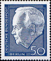 Berlin Poste N** Yv:290 Mi:315 Heinrich Lübke Deutscher Bundespräsident - Ungebraucht