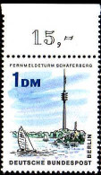 Berlin Poste N** Yv:240 Mi:264 Fernmeldeturm Schäferberg Bord De Feuille - Unused Stamps