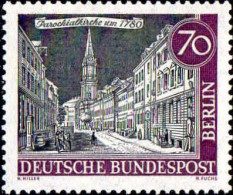 Berlin Poste N* Yv:204 Mi:226 Parochialkirche Um 1780 (défaut Gomme) - Unused Stamps