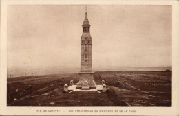 62 - NOTRE-DAME DE LORETTE - Vue Panoramique Du Cimetière Et De La Tour - Lens