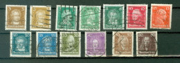 Allemagne  Yvert  379/389  Ou  Michel  385/397  Ob  TB   - Used Stamps
