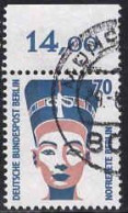 Berlin Poste Obl Yv:775 Mi:814 Nofretete Nefertiti Bord De Feuille (Beau Cachet Rond) - Used Stamps