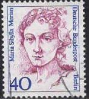Berlin Poste Obl Yv:749 Mi:788 Maria Sybylla Merian Peintre (cachet Rond) - Used Stamps