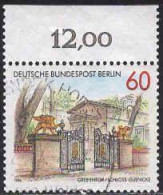 Berlin Poste Obl Yv:723 Mi:762 Greifentor Schloss Glienicke (Beau Cachet Rond) Bord De Feuille - Oblitérés