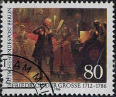 Berlin Poste Obl Yv:725 Mi:764 Friedrich Der Grosse 1712-1786 (Tableau De Adolph Von Menzel) (B Cachet Rond) - Used Stamps