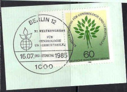 Berlin Poste Obl Yv:702 Mi:742 Gynekologie & Geburtshilfe (TB Cachet à Date) Sur Fragment 16-07-1985 - Gebraucht