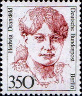 Berlin Poste N** Yv:789 Mi:828 Hedwig Dransfeld Politicienne (Dent 1 Peu Courte) - Unused Stamps