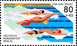 Berlin Poste N** Yv:712 Mi:751 Für Den Sport Schwimmen Jugend-Europameisterschaft - Unused Stamps