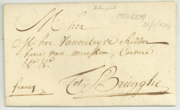 Merckem 1794 Pour Bruges Brugge Francq - 1790-1794 (Révol. Autrich. Et Invas. Franç.)