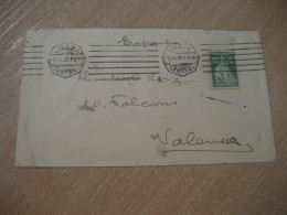 LISBOA 1928 To Valencia Spain Cancel Cover PORTUGAL - Covers & Documents