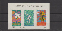 Mexico 1968 Olympic Games In Mexico City Souvenir Sheet MNH/**. Postal Weight 0,04 Kg. Please Read Sales Conditions Unde - Sommer 1968: Mexico