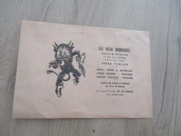 Enveloppe Pub Publicité Illustrée Diable Les Vieux Ordinaires Toulon Francis Etienne Livres Anciens Cartes Postales Grav - Ambachten
