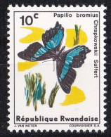 (Ruanda 1965) Schmetterlinge Papilio Bromius Chrapcowskii **/MNH (A5-20) - Butterflies