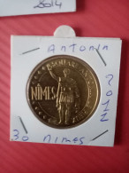 Médaille Touristique Monnaie De Paris 30 Nimes Antonin 2011 - 2011