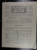 La Petite Gazette Du Brasseur N° 767 De 1934 Brasserie Belgique Bières Publicité Matériel Brassage Brouwerij - 1900 - 1949