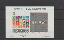 Mexico 1968 Olympic Games In Mexico City Souvenir Sheet MNH/**. Postal Weight 0,04 Kg. Please Read Sales Conditions Unde - Zomer 1968: Mexico-City