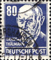 Allemagne Sov.Zone Poste Obl Yv:46 Mi:226 Ernst Thälmann (TB Cachet Rond) - Used