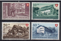 Switzerland 1949 Mi 525-528 MNH  (ZE1 SWT525-528) - U.P.U.