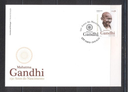 Portugal 2019- The 150 Th Anniversary Of Birth Of Mahatma Ghandi FDC - Ungebraucht