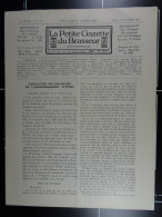 La Petite Gazette Du Brasseur N° 769 De 1934 Brasserie Belgique Bières Publicité Matériel Brassage Brouwerij - 1900 - 1949