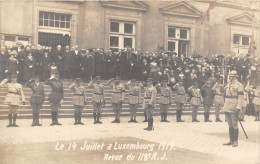 LUXEMBOURG- CARTE-PHOTO- LE 14 JUILLET 1919 REVUE DU 118 E R.J - Luxemburg - Stadt