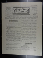 La Petite Gazette Du Brasseur N° 773 De 1934 Brasserie Belgique Bières Publicité Matériel Brassage Brouwerij - 1900 - 1949