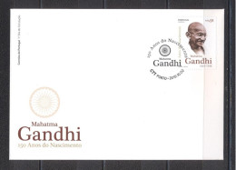 Portugal 2019- The 150 Th Anniversary Of Birth Of Mahatma Ghandi FDC - Mahatma Gandhi