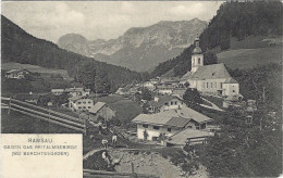 Ramsau Gegen Das Reitalmgebirge Bei Berchtesgaden 1910 Belebt - Berchtesgaden