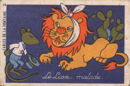 Chromo Le Lion Malade Et Le Renard - Andere & Zonder Classificatie