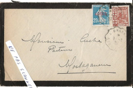 PROTESTANTISME Lettre Adressée Au Pasteur CUCHE à Mostaganem En 1927 (au Verso Cachet Oran Mostaganem - Religion & Esotericism