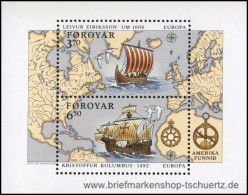 Färöer 1992, Mi. Bl. 5 ** - Faroe Islands