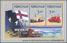 Färöer 1990, Mi. Bl. 4 ** - Faroe Islands